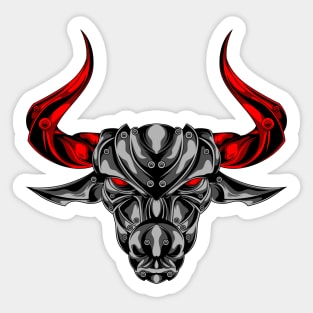 angry iron bull Sticker